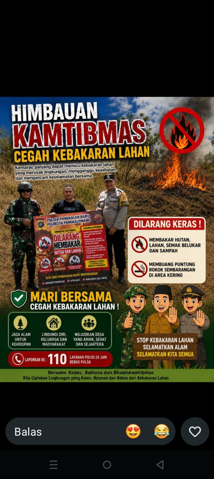 HIMBAUAN KAMTIBMAS DI DESA AIR MESU TIMUR