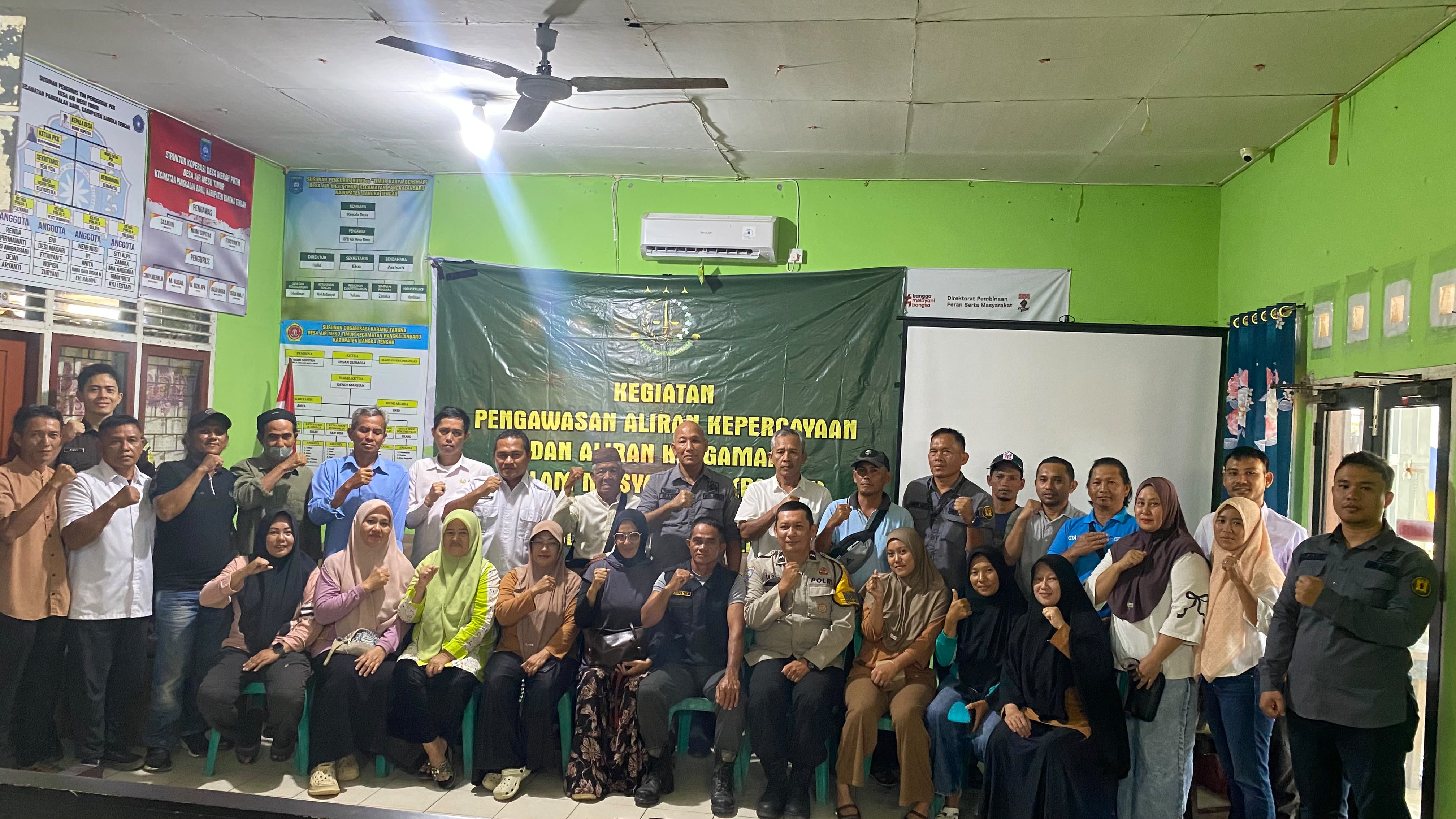 Pemerintah Desa Air Mesu Timur Gelar Kegiatan Pengawasan Aliran Kepercayaan dan Aliran Keagamaan dalam Masyarakat (PAKEM) AIR MESU TIMUR