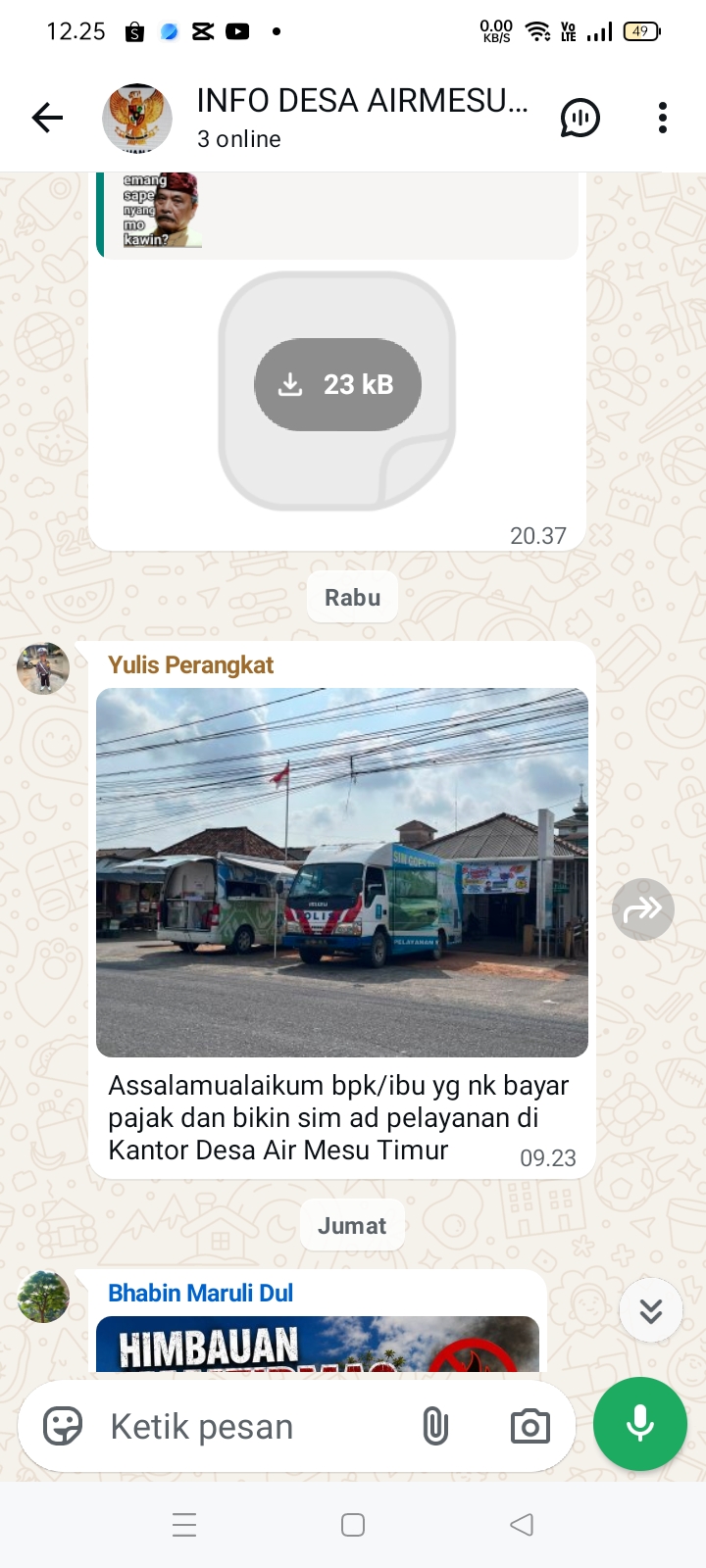 PELAYANAN PUBLIK TERKAIT PELAYANAN SAMSAT KELILING