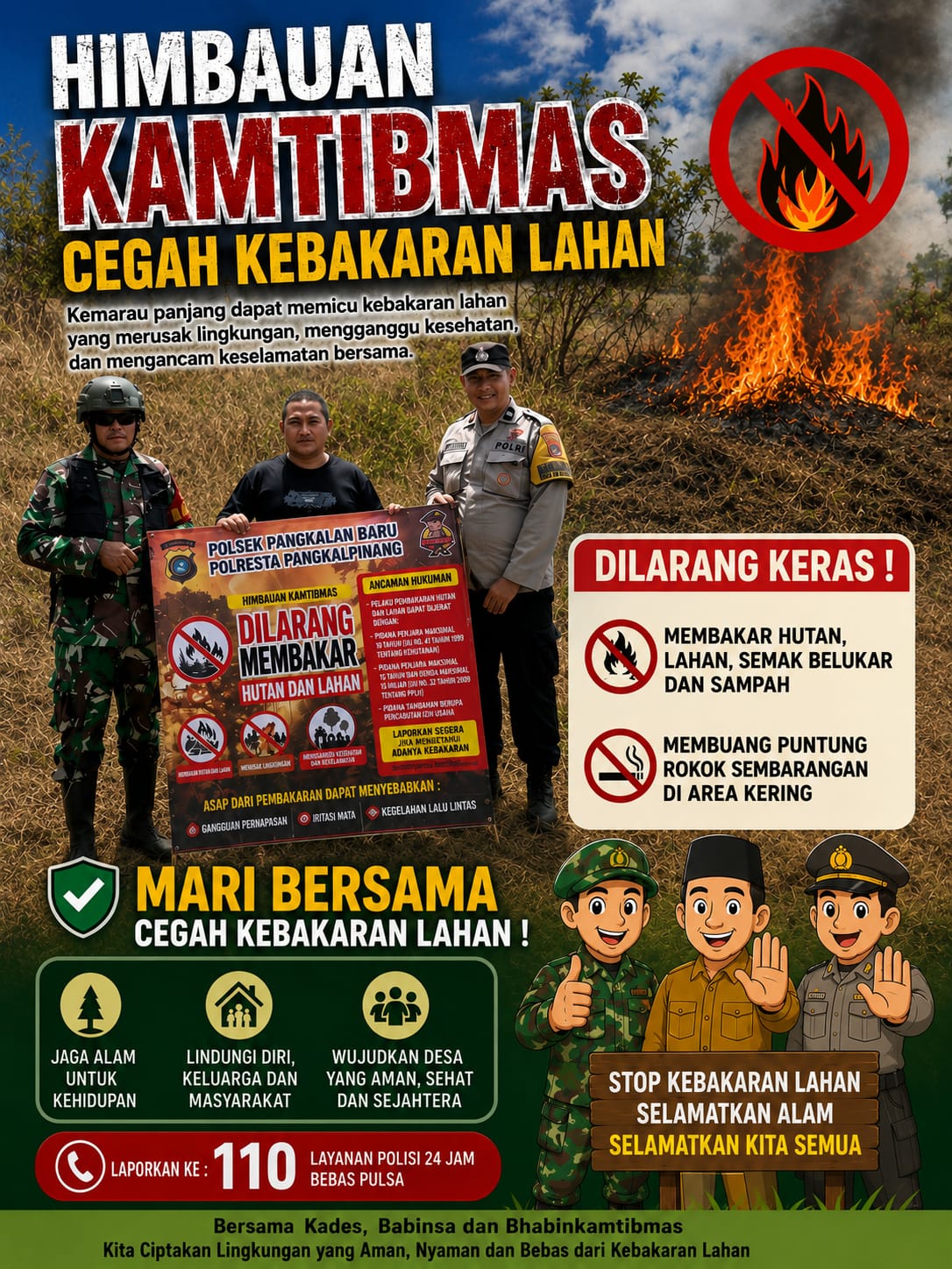 HIMBAUAN KAMTIBMAS DI DESA AIR MESU TIMUR